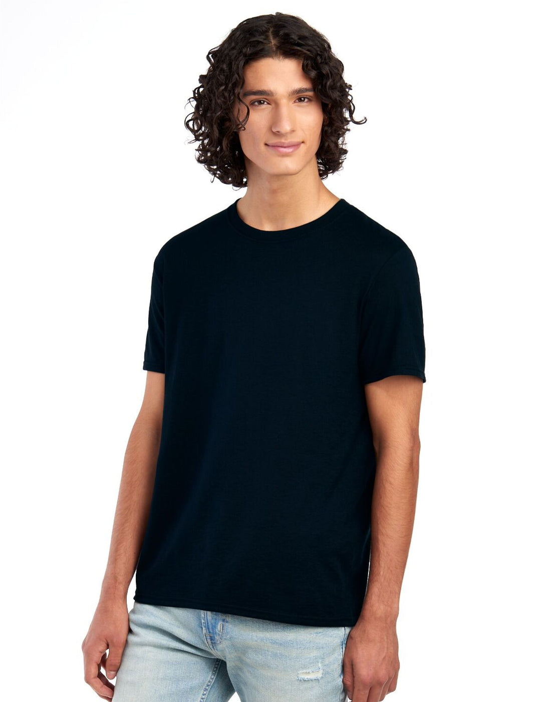 Jerzees EShort Sleeveential Cotton T 0S460M0 - Black - Customisable T-Shirts