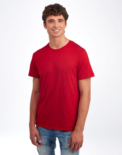 Jerzees EShort Sleeveential Cotton T 0S460M0 - True Red - Customisable T-Shirts