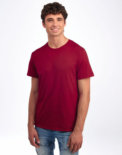 Jerzees EShort Sleeveential Cotton T 0S460M0 - Cardinal - Customisable T-Shirts