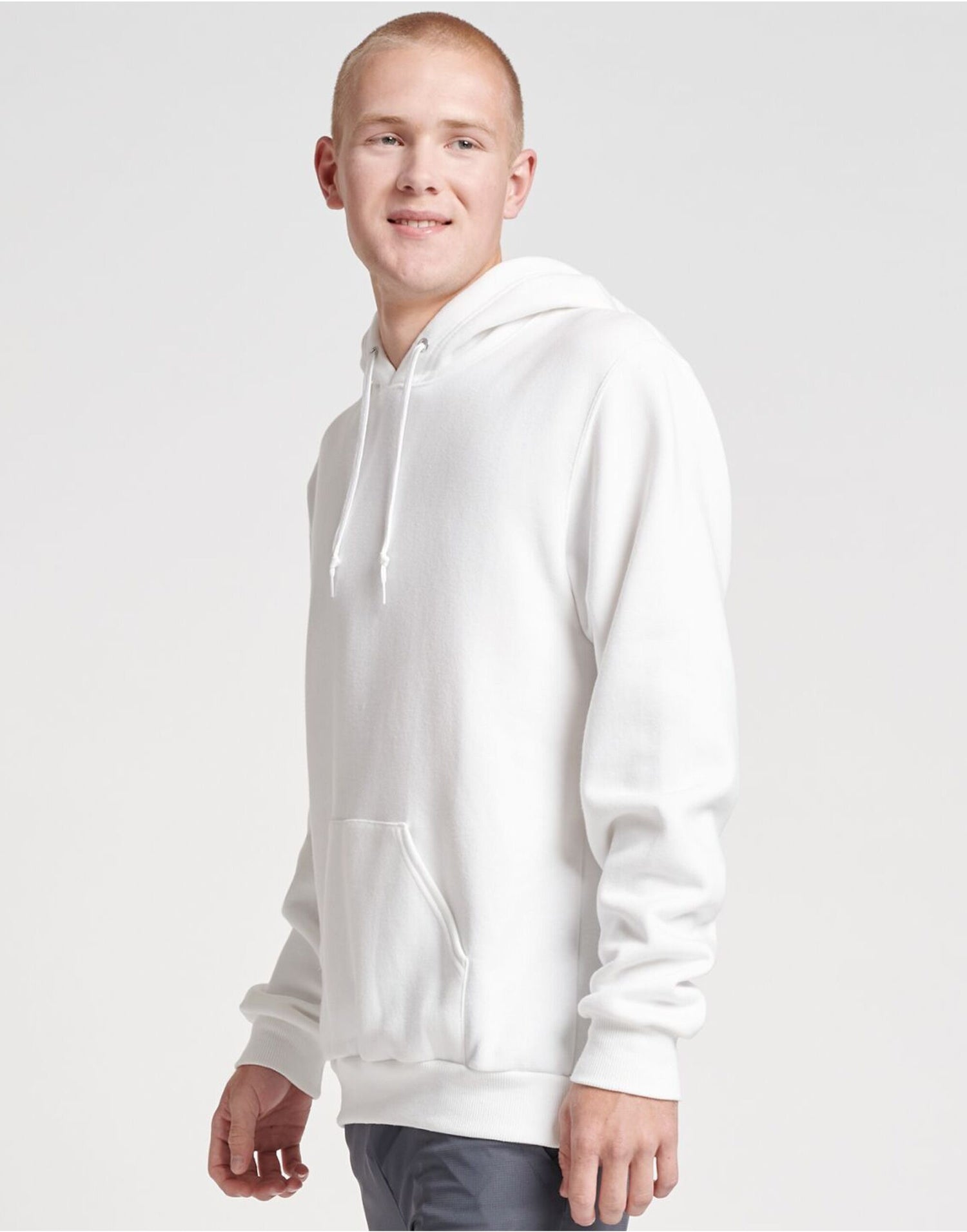 Jerzees Eco Premium Hooded Sweatshirt 0S700M0 - White - Customisable Sweatshirts