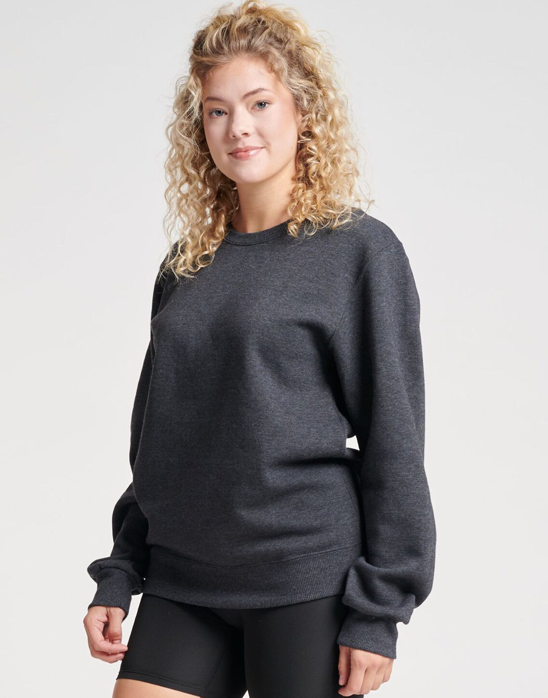 Jerzees Eco Premium Sweatshirt 0S701M0 - Black Ink Heather - Customisable Sweatshirts