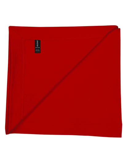 Gildan Heavyblend Fleece Stadium Blanket 18900 - Red O S - Customisable
