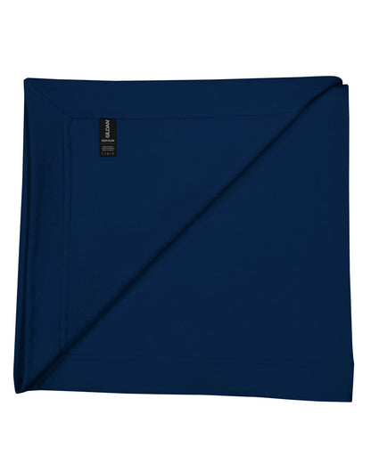 Gildan Heavyblend Fleece Stadium Blanket 18900 - Navy Blue O S - Customisable