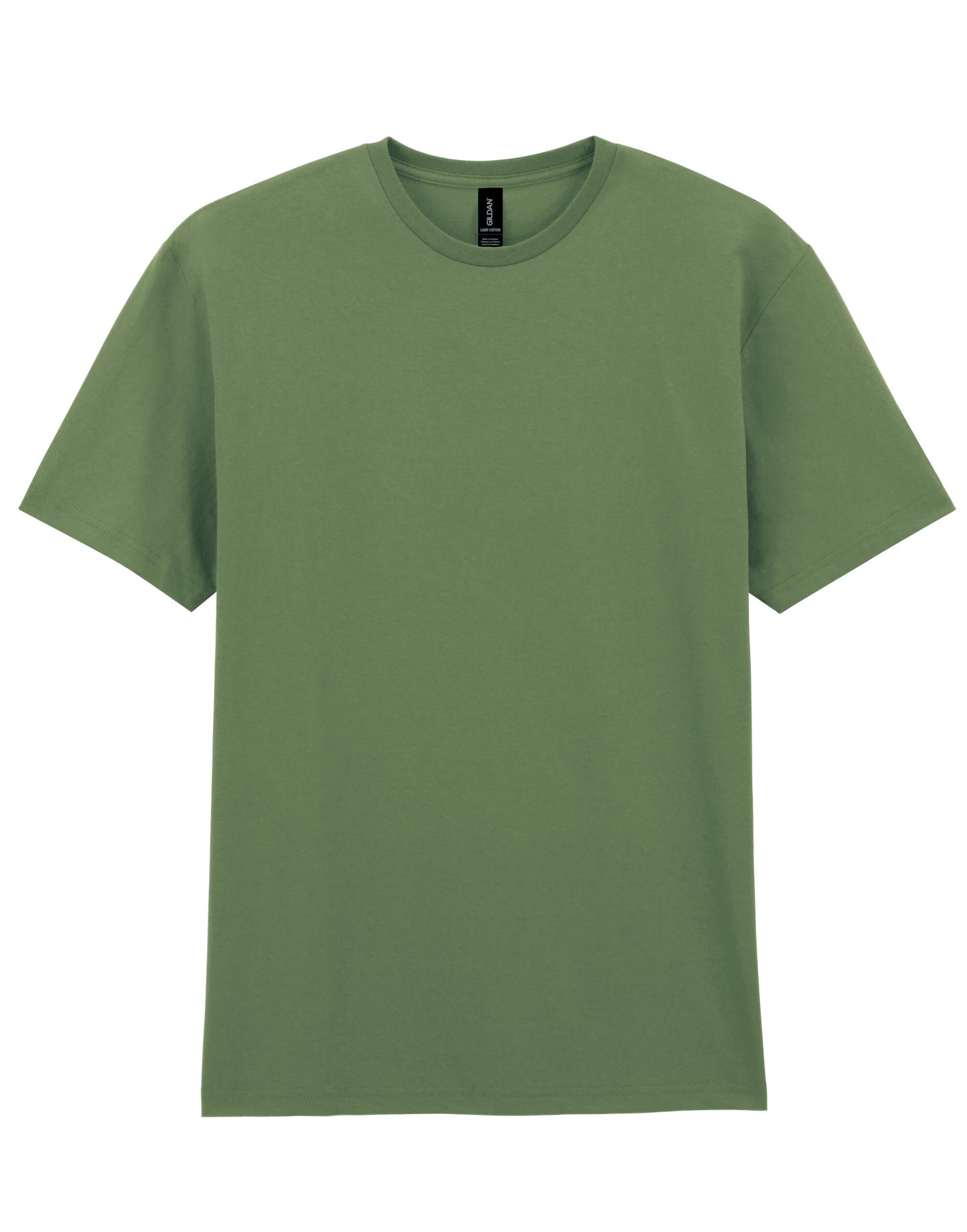 Gildan Light Cotton Adult T Shirt 3000 - Military Green - Customisable T-Shirts