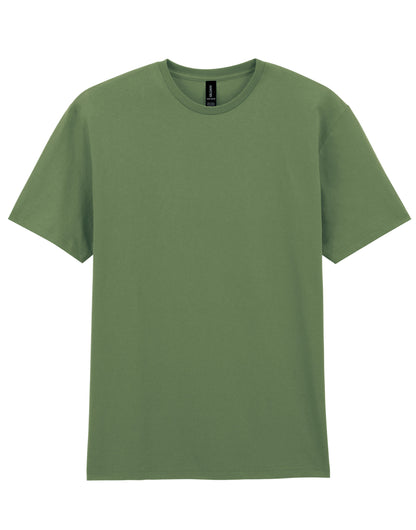 Gildan Light Cotton Adult T Shirt 3000 - Military Green - Customisable T-Shirts