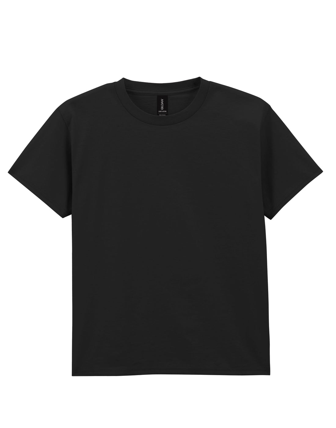 Gildan Light Cotton Youth T Shirt 3000B - Black - Customisable T-Shirts