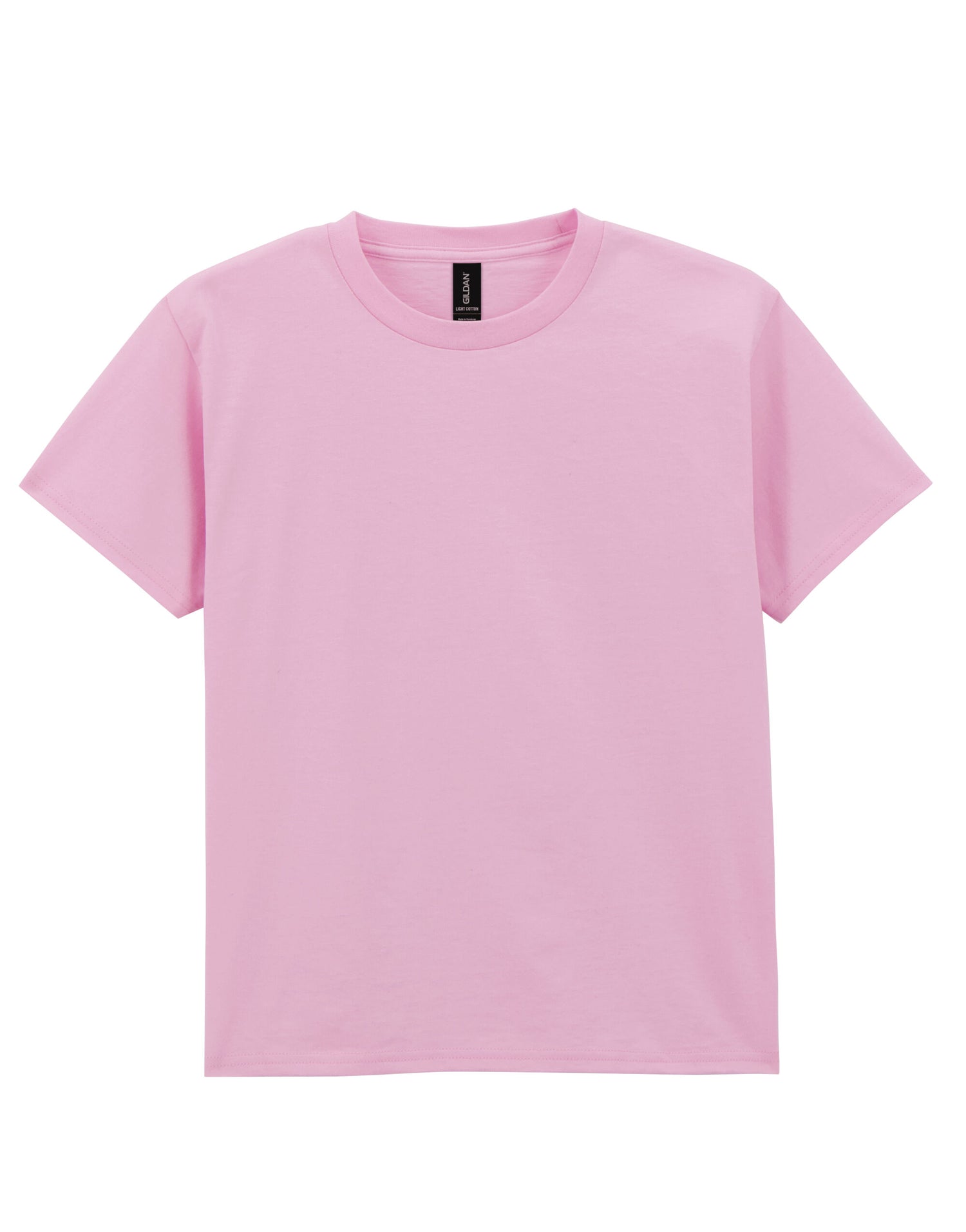 Gildan Light Cotton Youth T Shirt 3000B - Light Pink - Customisable T-Shirts