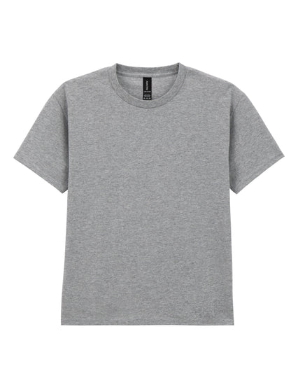 Gildan Light Cotton Youth T Shirt 3000B - Sport Grey - Customisable T-Shirts