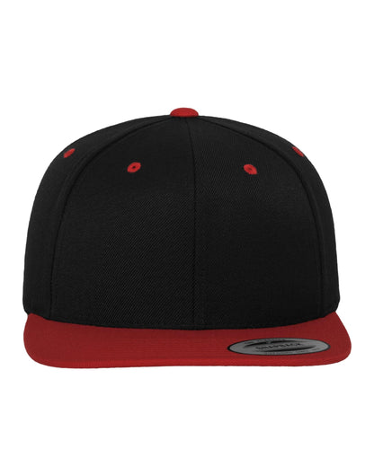 Flexfit By Yupoong Flexfit Two Tone Classic Snapback Cap 6089mt - Black O S - Customisable Caps