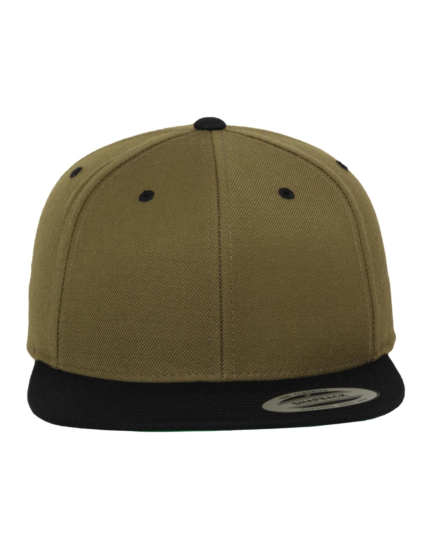 Flexfit By Yupoong Flexfit Two Tone Classic Snapback Cap 6089mt - Olive Black O S - Customisable Caps