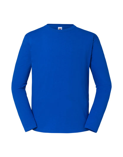 Fruit of the Loom Mens Iconic 195 Premium LS T 61360 - - Customisable T-Shirts