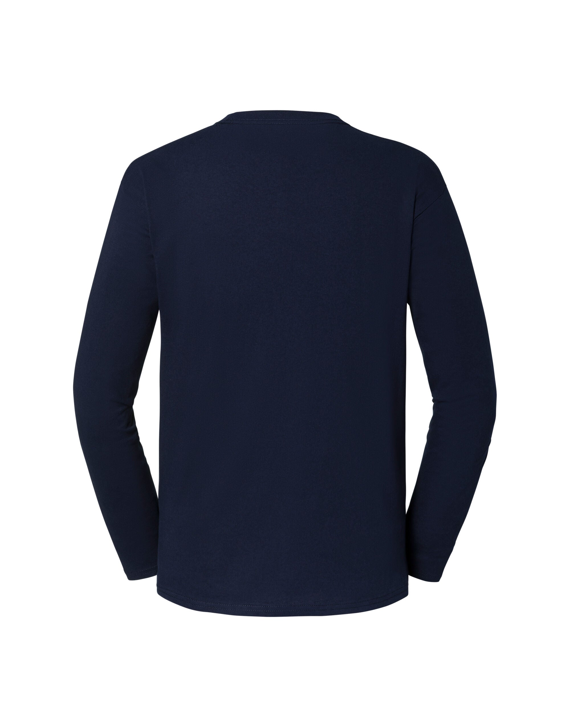Fruit of the Loom Mens Iconic 195 Premium LS T 61360 - Deep Navy - Customisable T-Shirts