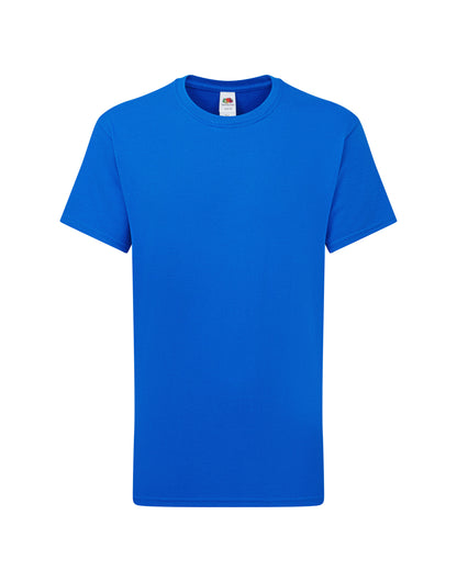 Fruit of the Loom Kids Iconic 195 T 61363 - Royal - Customisable T-Shirts
