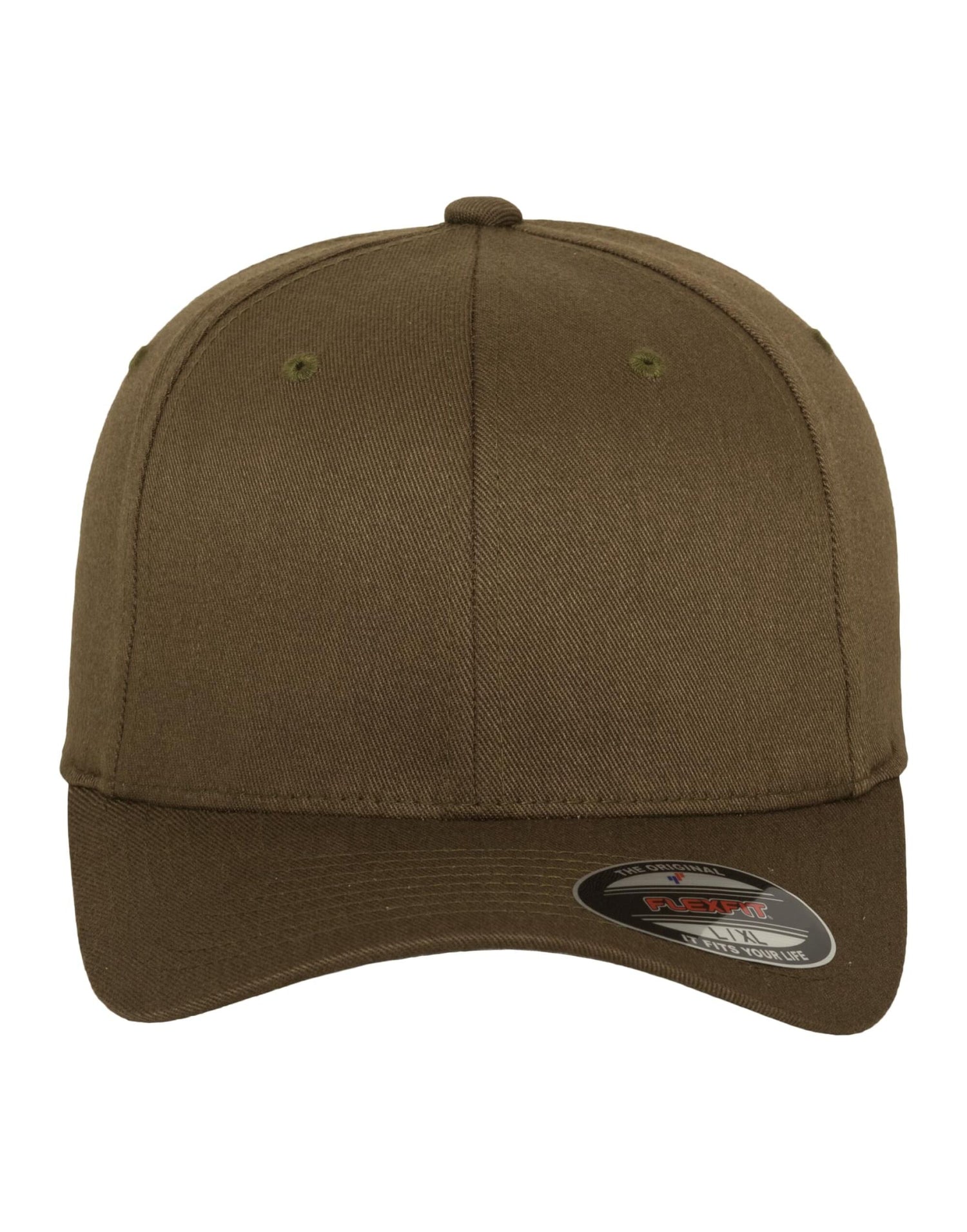 Flexfit By Yupoong Flexfit Wooly Combed Cap 6277 - Olive - Customisable Caps