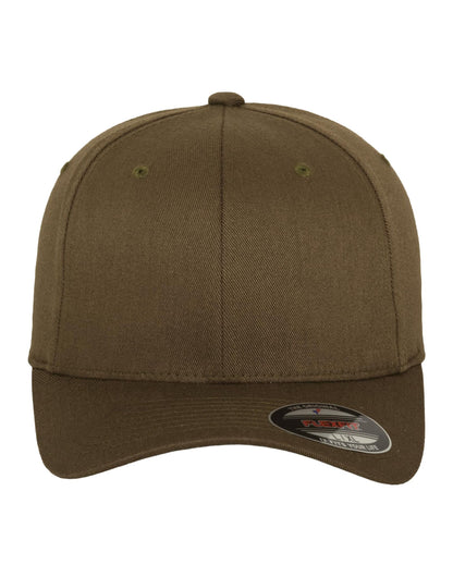 Flexfit By Yupoong Flexfit Wooly Combed Cap 6277 - Olive - Customisable Caps