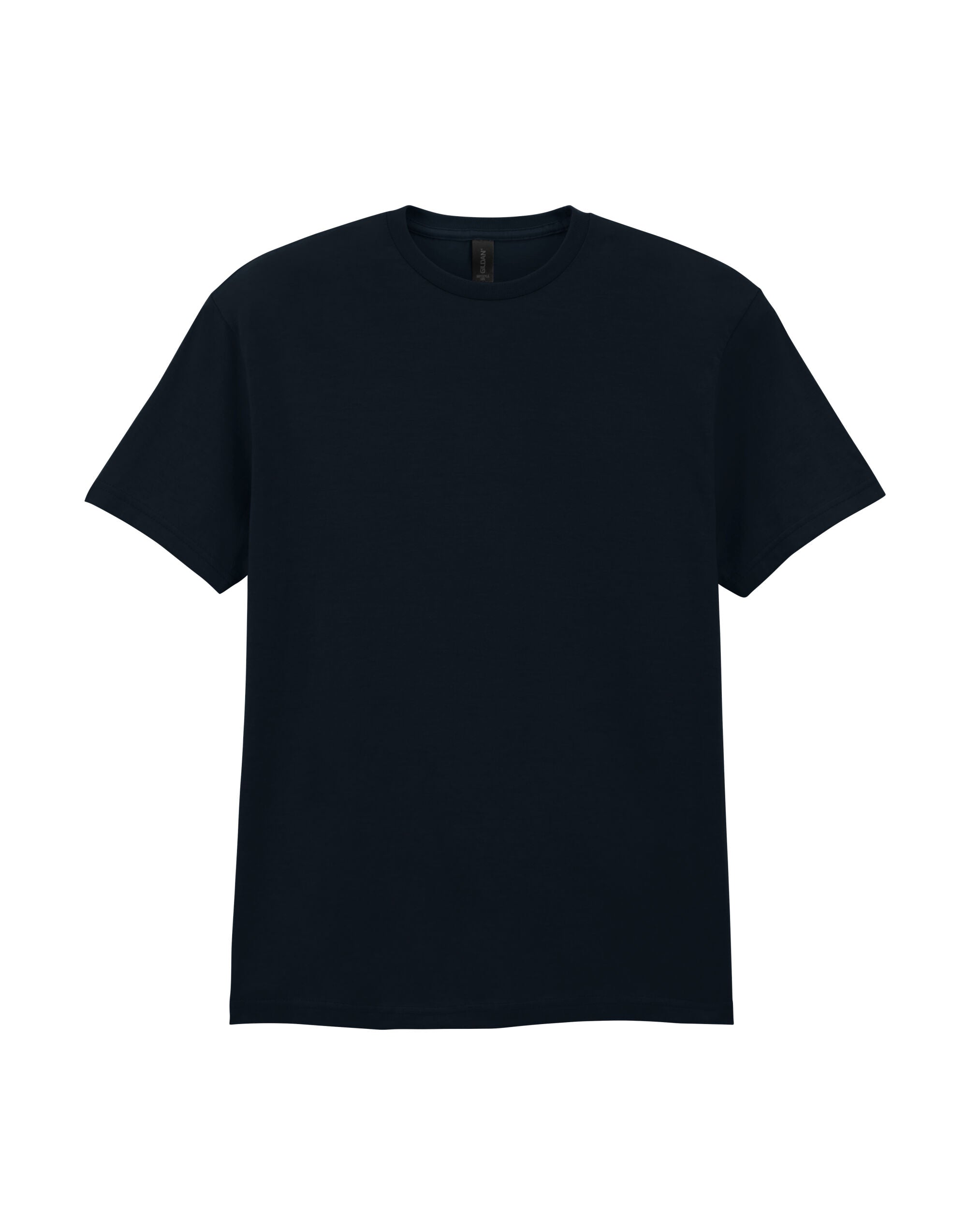 Gildan Softstyle CVC Adult T-Shirt 64000 - Pitch Black - Customisable T-Shirts