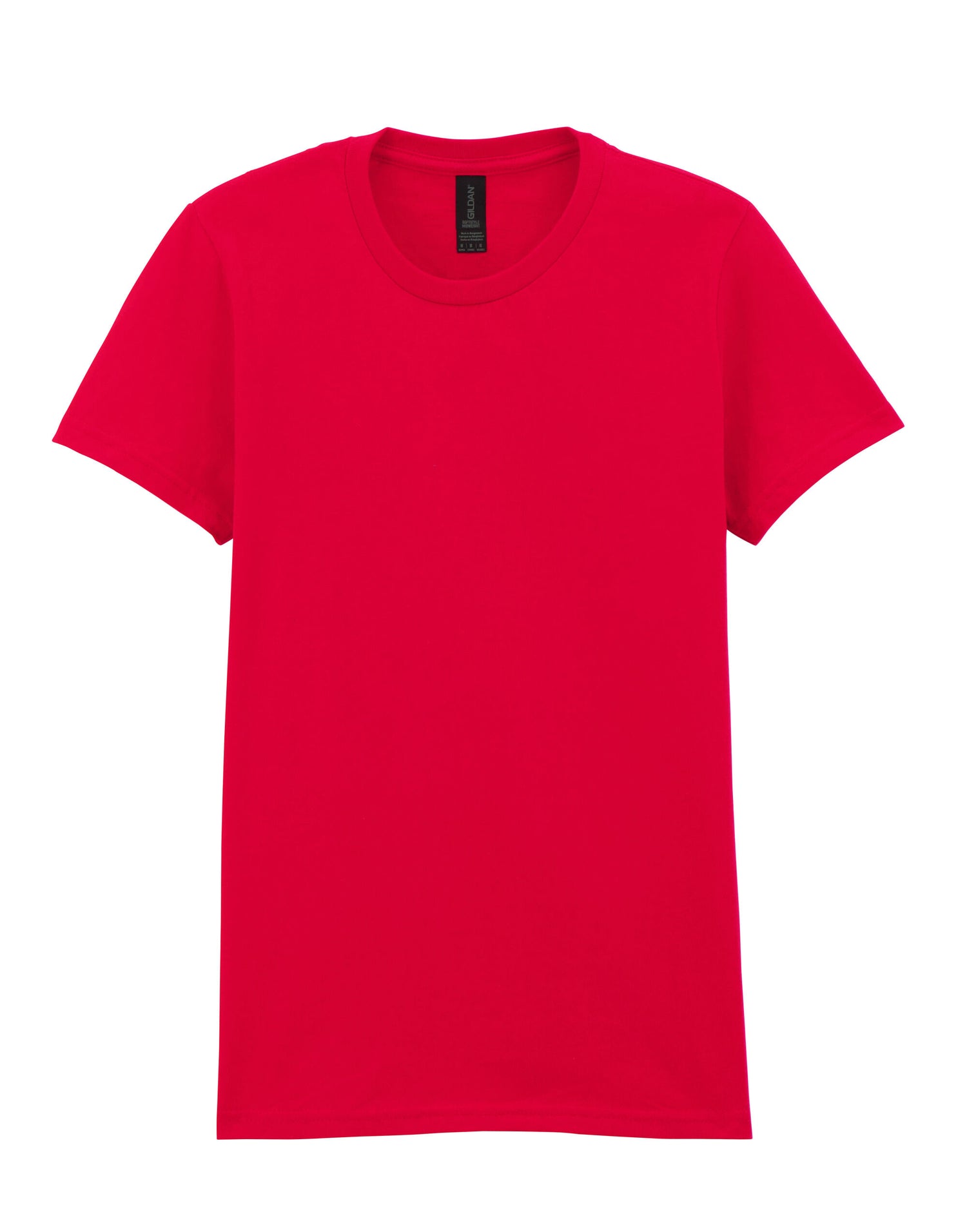 Gildan Softstyle Midweight Womens Tshirt 65000l - Red - Customisable Shirts