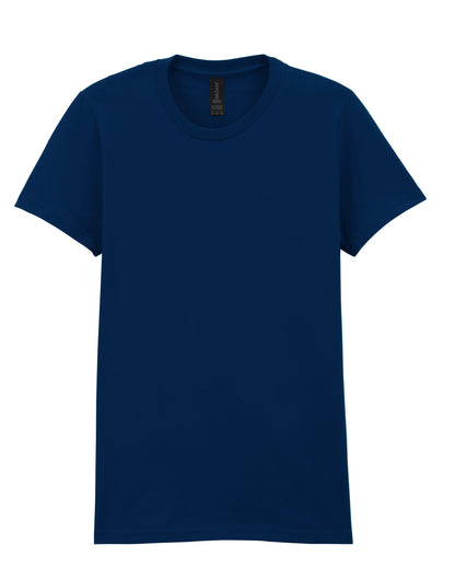 Gildan Softstyle Midweight Womens Tshirt 65000l - Navy Blue - Customisable Shirts