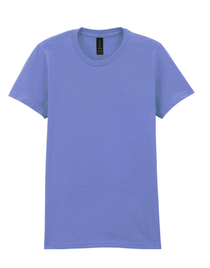 Gildan Softstyle Midweight Womens Tshirt 65000l - Violet - Customisable Shirts