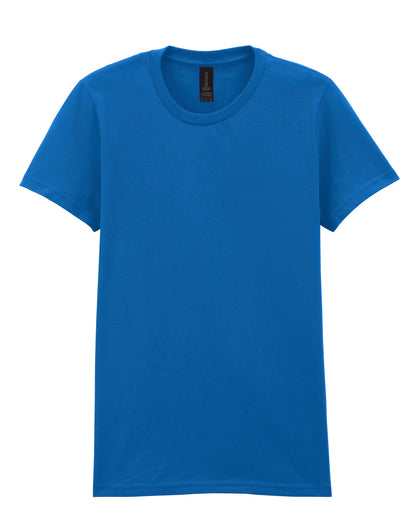 Gildan Softstyle Midweight Womens Tshirt 65000l - Royal - Customisable Shirts