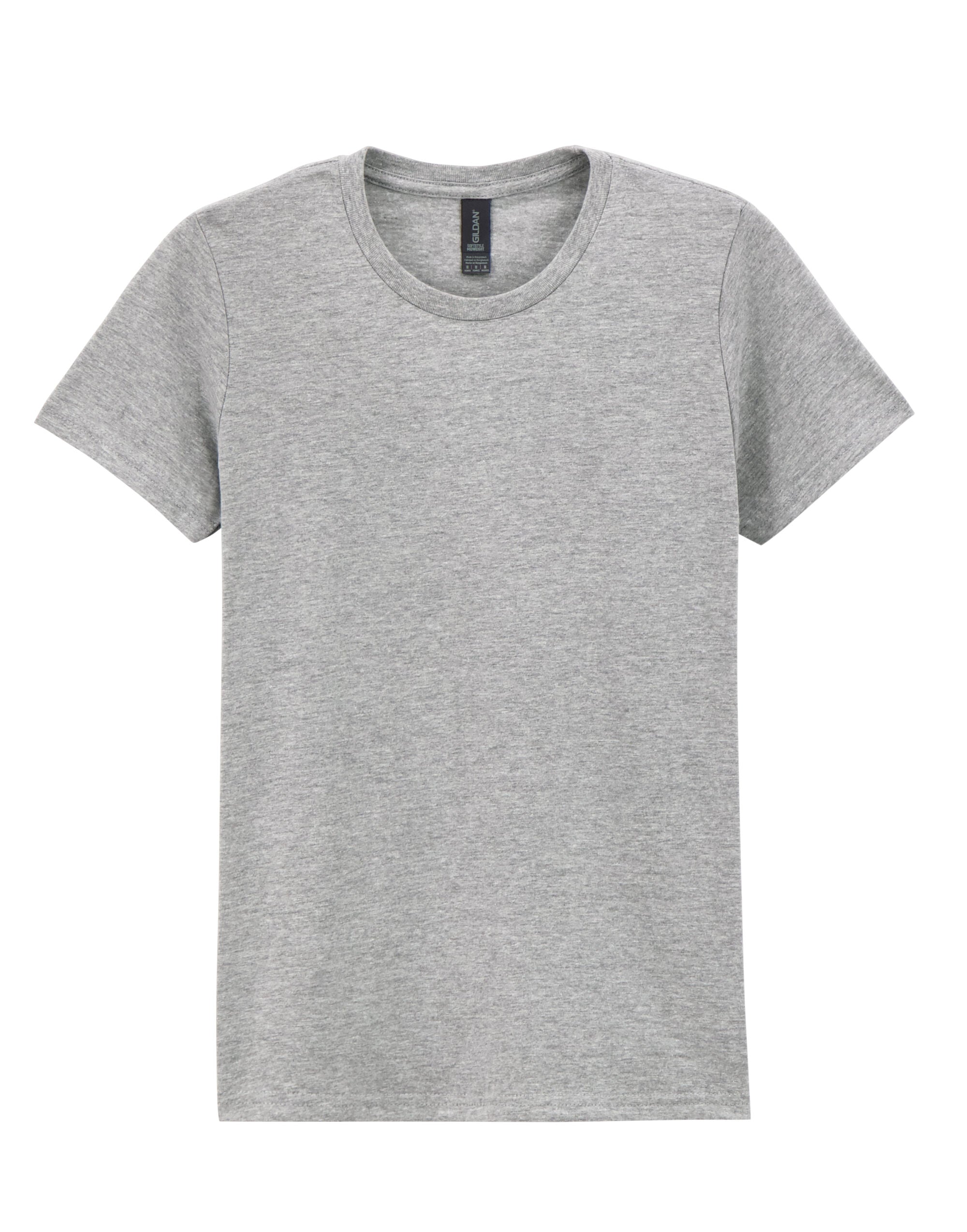 Gildan Softstyle Midweight Womens Tshirt 65000l - Sport Grey (RS) - Customisable Shirts