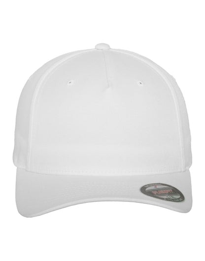 Flexfit By Yupoong Flexfit 5 Panel Cap 6560 - White - Customisable Caps