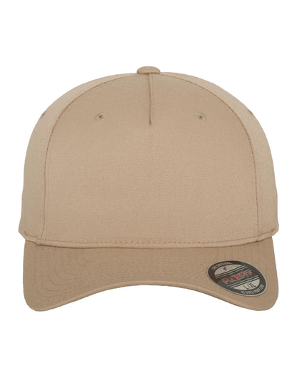 Flexfit By Yupoong Flexfit 5 Panel Cap 6560 - Khaki - Customisable Caps