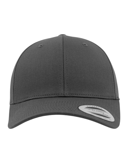 Flexfit Curved Classic Snapback Cap 7706 - Charcoal O S - Customisable Caps