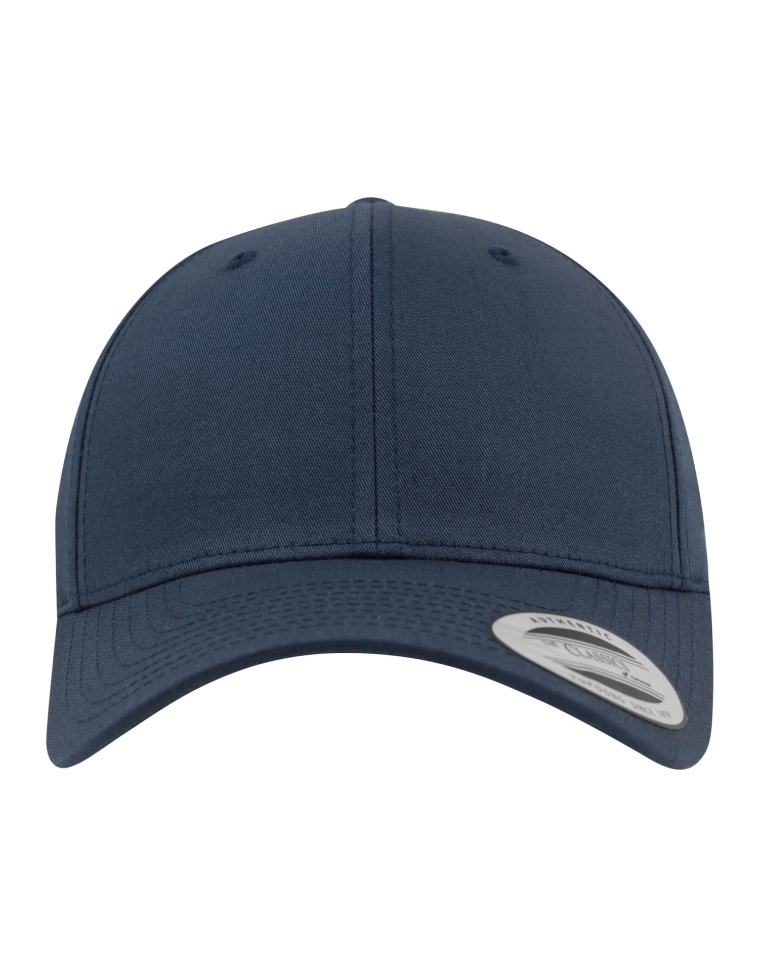 Flexfit Curved Classic Snapback Cap 7706 - Navy O S - Customisable Caps