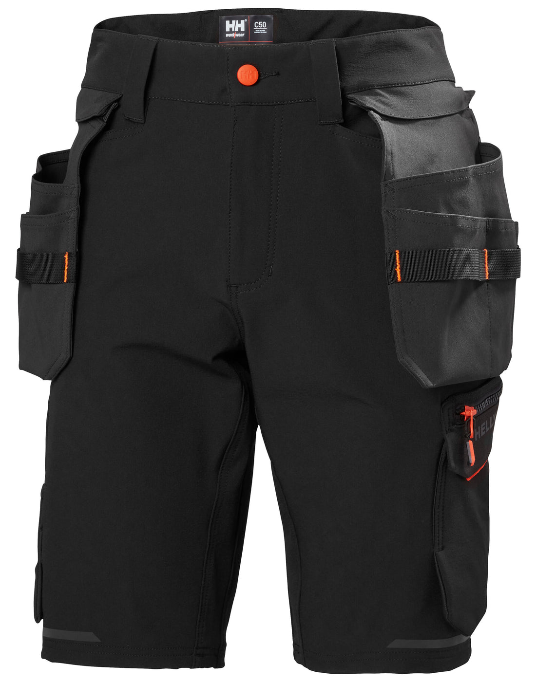 Helly Hansen Kensington Service Shorts 77578 - Black - Customisable Shorts