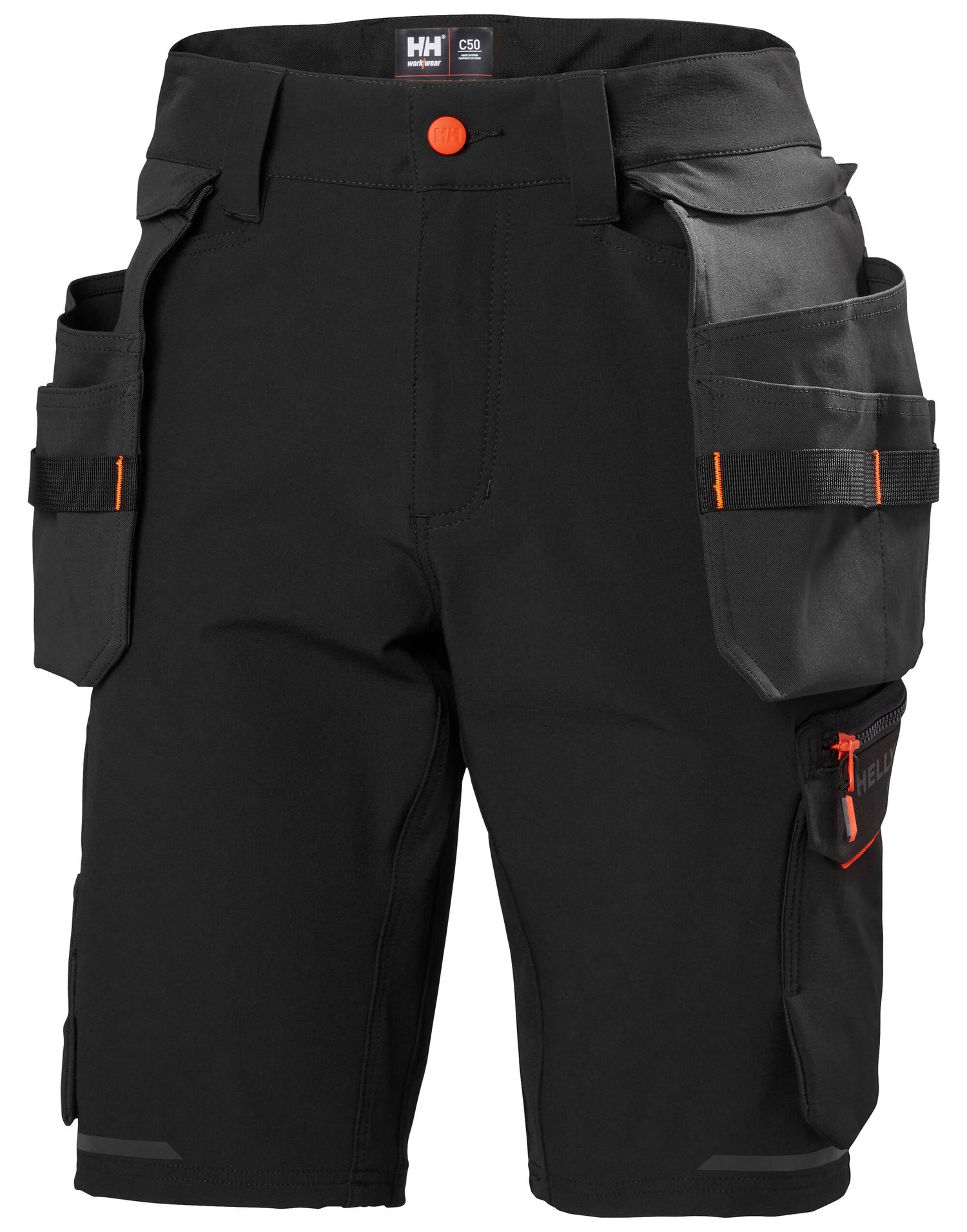 Helly Hansen Kensington Service Shorts 77578 - Black - Customisable Shorts