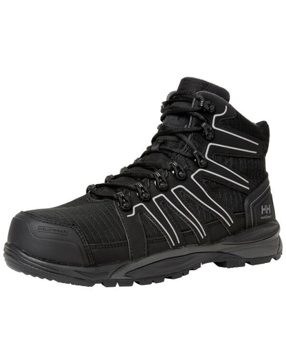 Helly Hansen Manchester Mid Safety Boot 78422 - Black Grey Size 12 (UK) - Customisable Boots