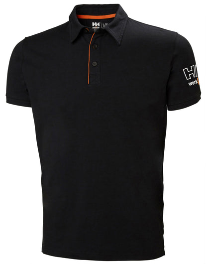 Helly Hansen Kensington Polo 79241 - Black - Customisable Polos