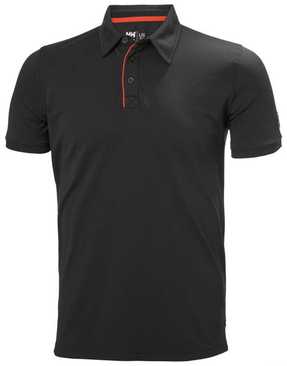 Helly Hansen Kensington Tech Polo 79248 - Black M - Customisable Polos