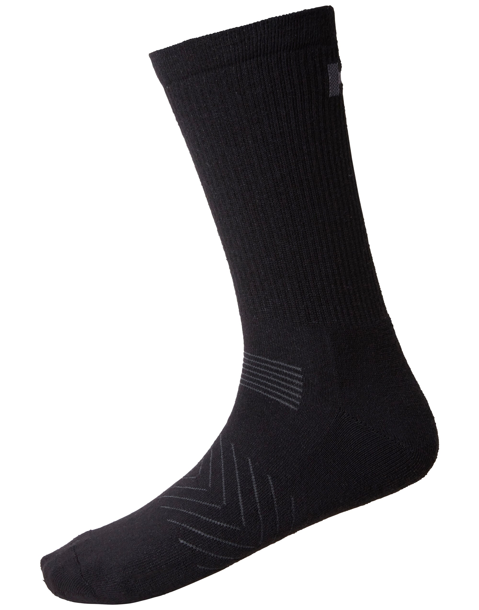 Helly Hansen Manchester Sock 3Pk (43-46) 79646 - Black O S - Customisable Socks
