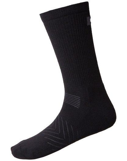 Helly Hansen Manchester Sock 3Pk (43-46) 79646 - Black O S - Customisable Socks