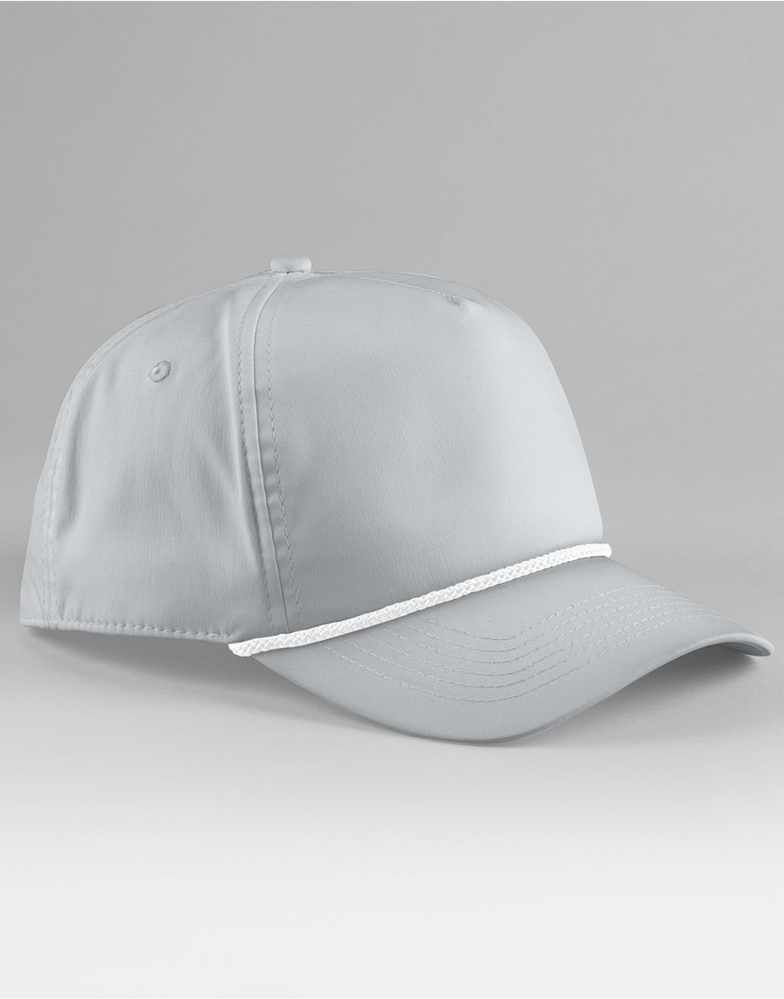 Beechfield Rope Detail Golf Cap B194R - Light Grey White O S - Customisable Caps