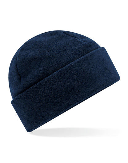 Beechfield Recycled Fleece Cuff Beanie B243R - French Navy O S - Customisable Beanies