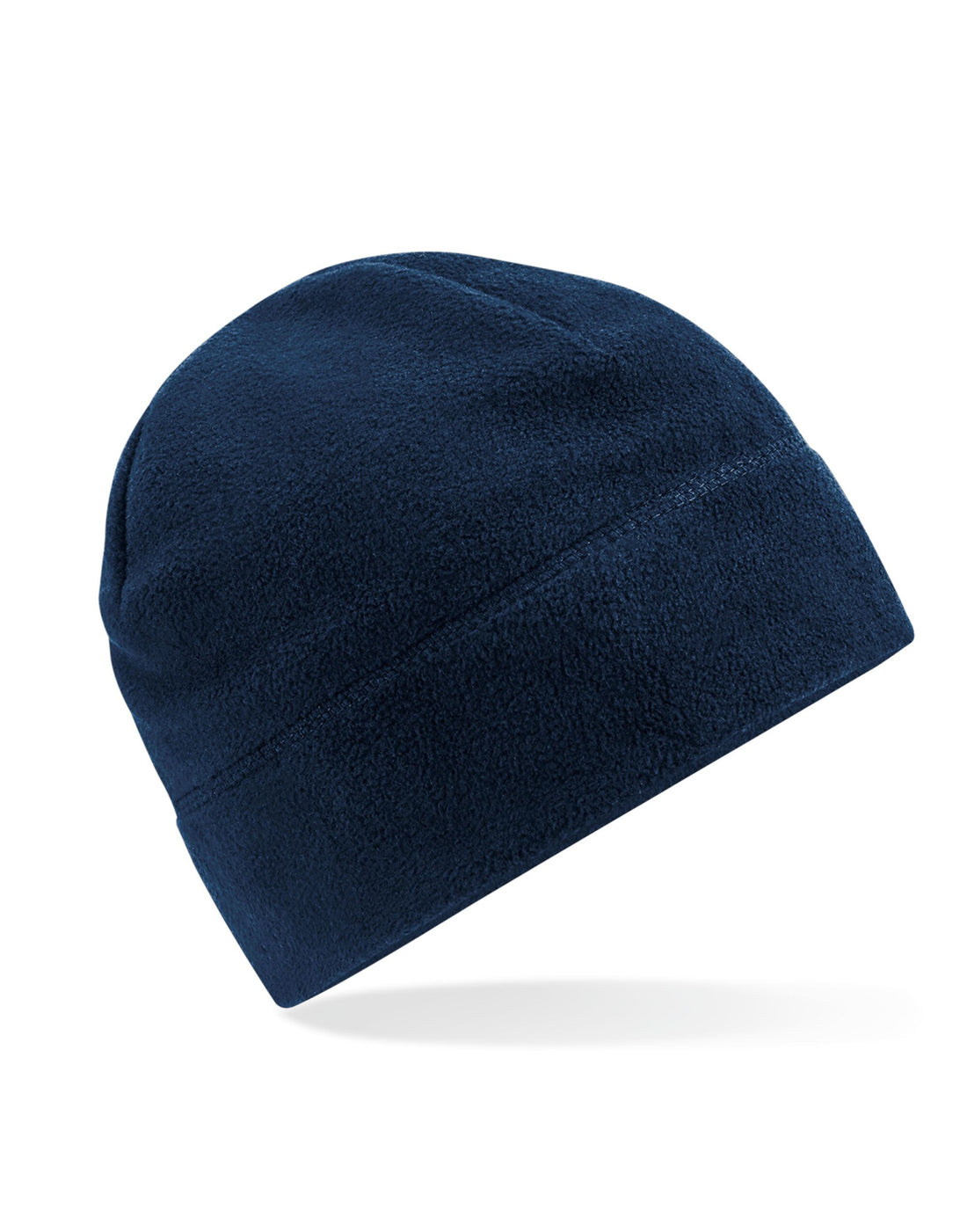 Beechfield Recycled Fleece P-On Beanie B244R - French Navy O S - Customisable Beanies