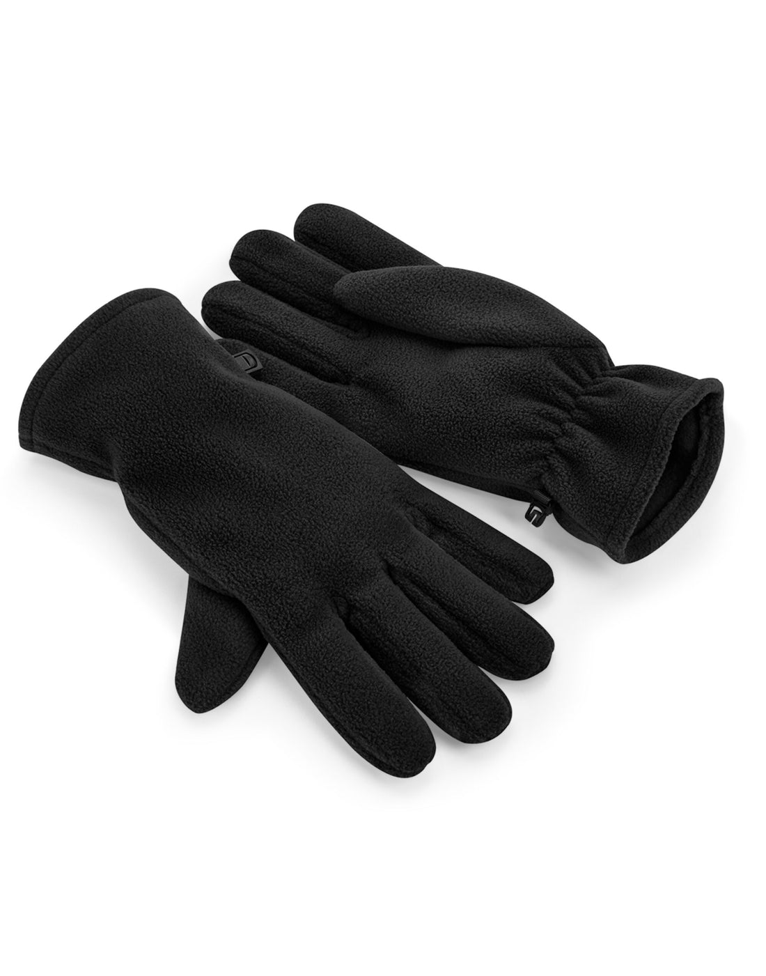 Beechfield Recycled Fleece Gloves B298R - Black - Customisable Gloves