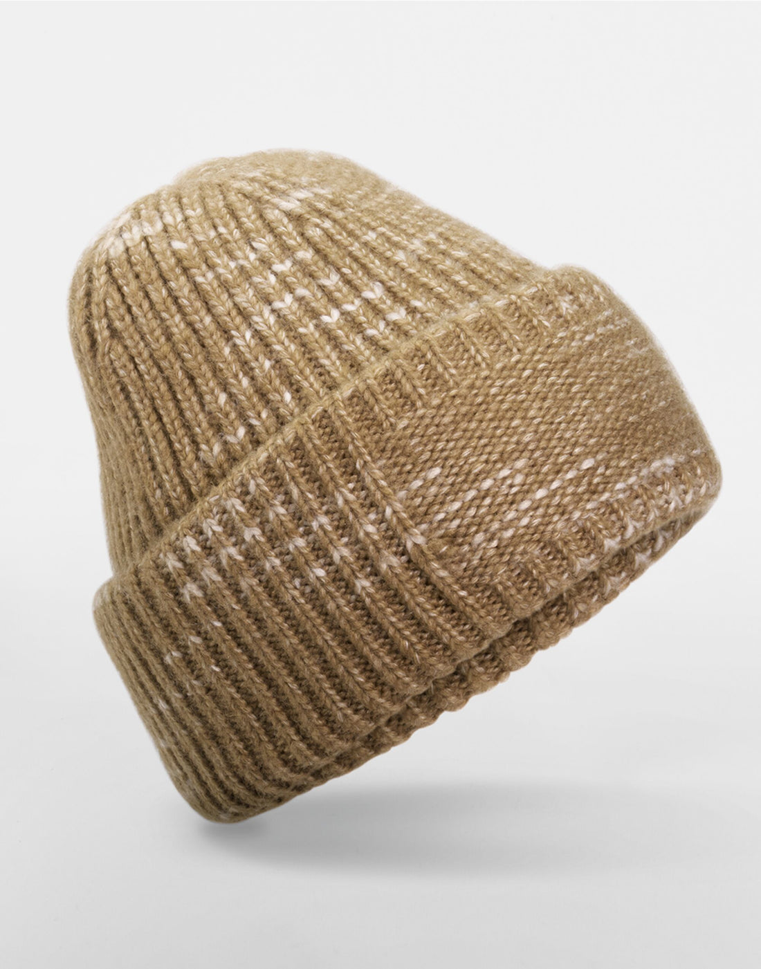 Beechfield Chunky Knitted Patch Beanie B330R - Espresso Haze O S - Customisable Beanies
