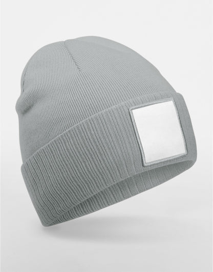 Beechfield Appliqu√© Patch Beanie B337R - - Customisable Beanies