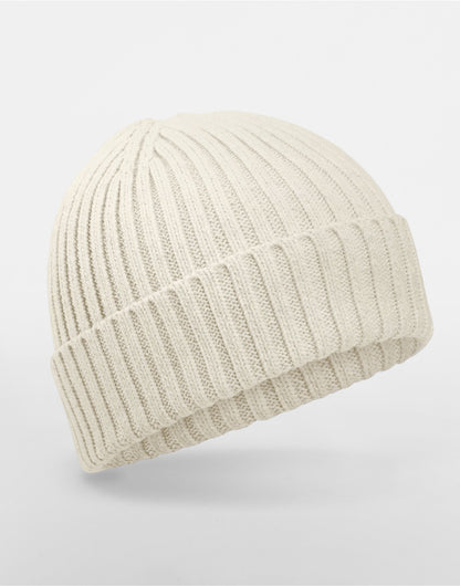 Beechfield Organic Cotton Kids Beanie B341B - Almond O S - Customisable Beanies