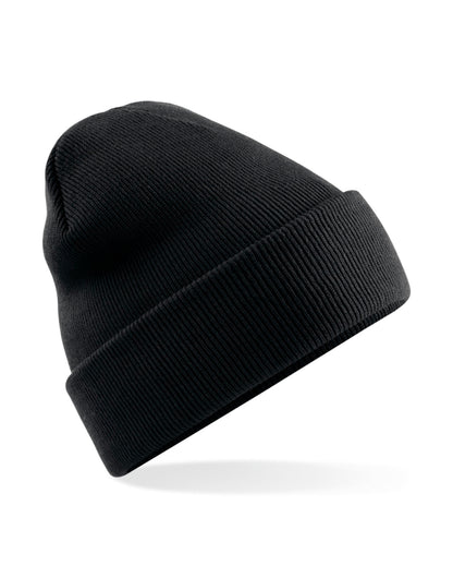 Beechfield Polyana Original Cuffed Beany B375R - Black O S - Customisable Beanies