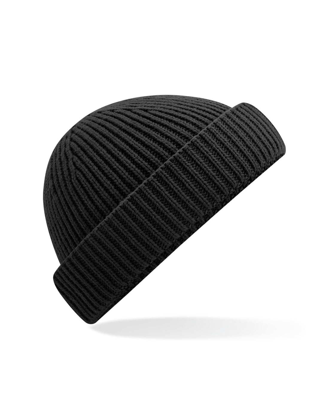 Beechfield Harbour Beanie B383R - Black O S - Customisable Beanies