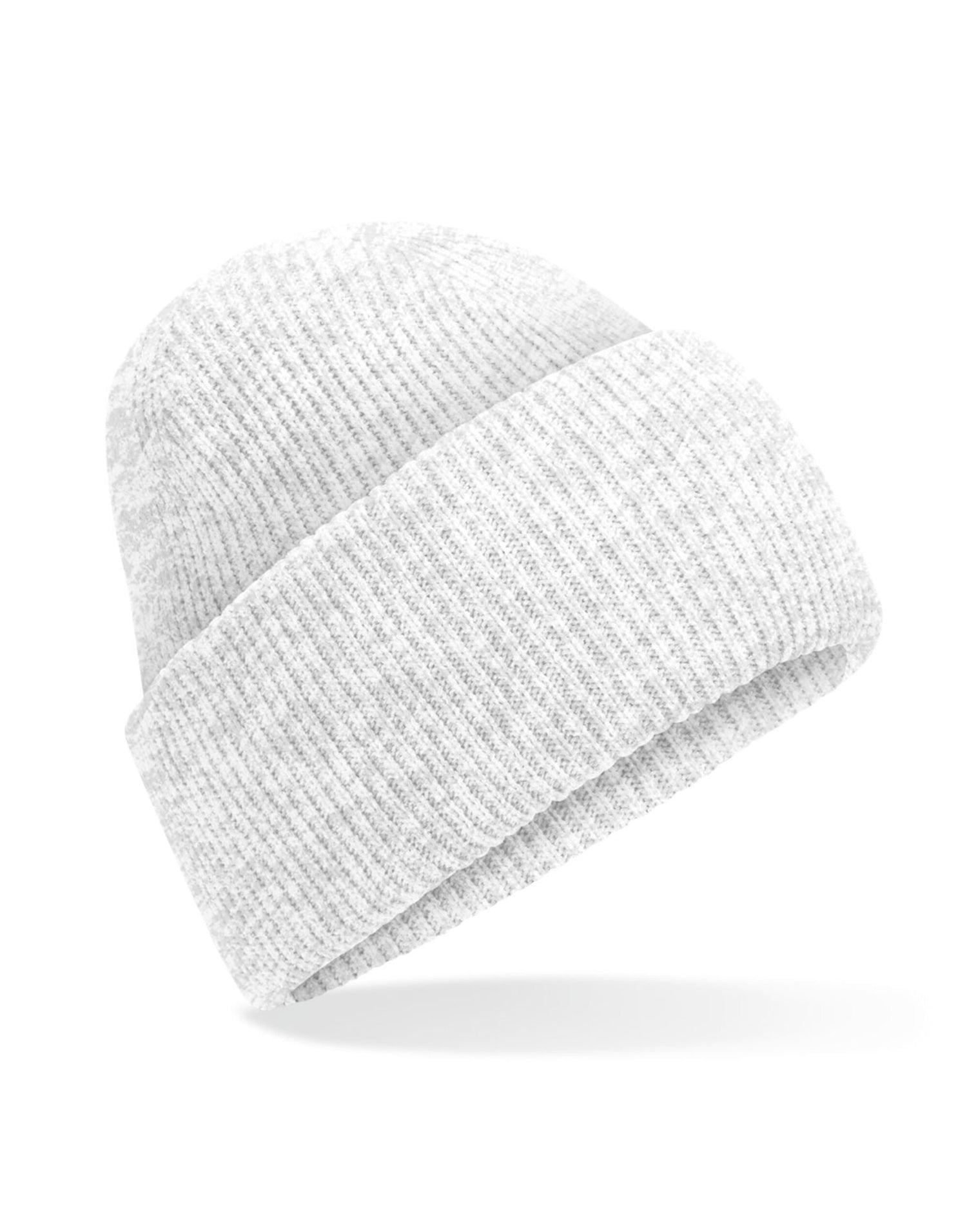 Beechfield Classic Deep Cuffed Beanie B385R - Cloudy Grey O S - Customisable Beanies