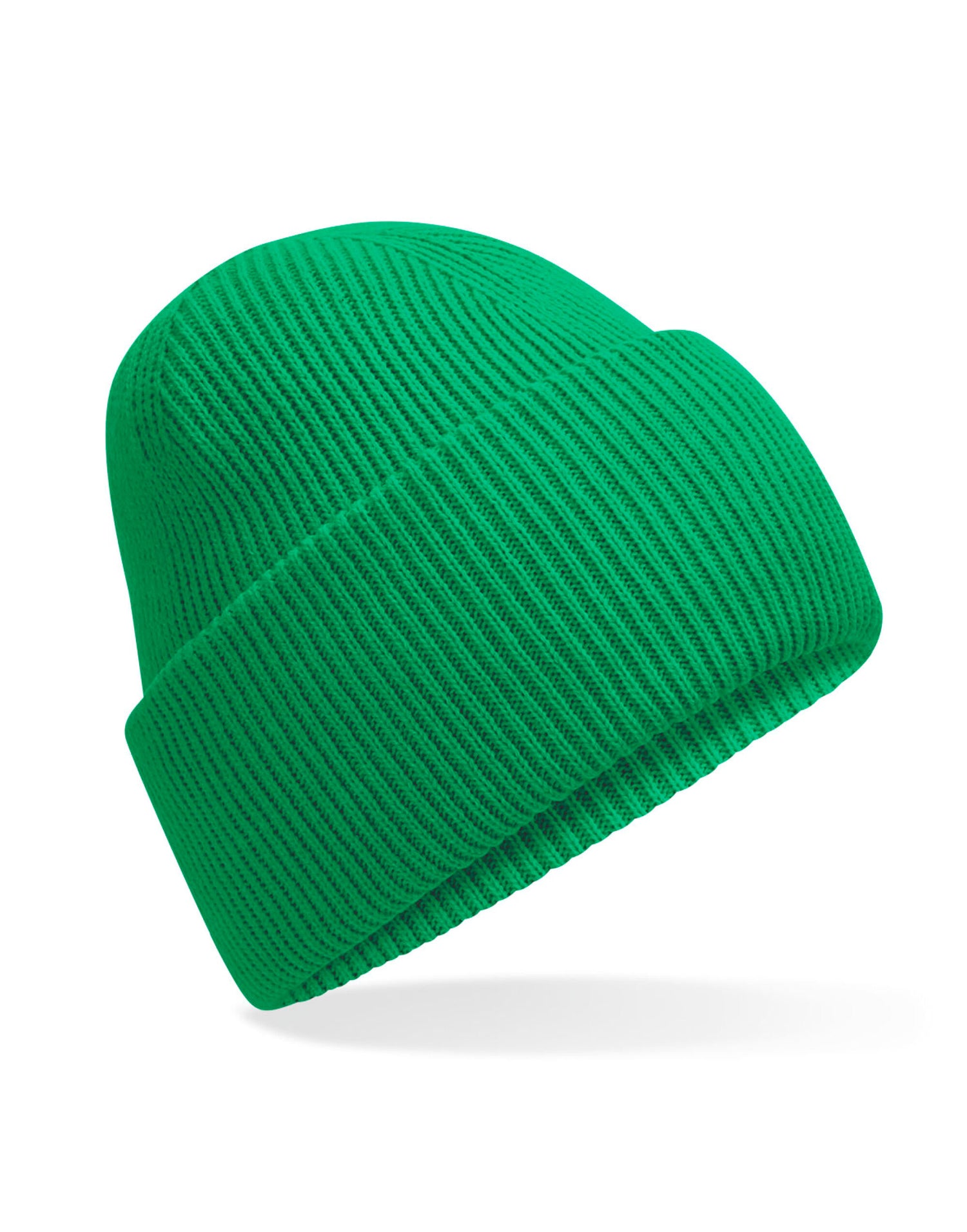 Beechfield Classic Deep Cuffed Beanie B385R - Kelly Green O S - Customisable Beanies