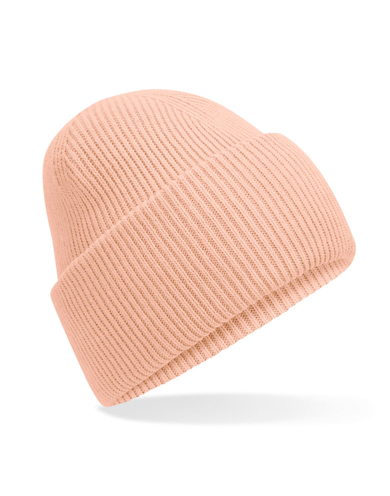 Beechfield Classic Deep Cuffed Beanie B385R - Peach O S - Customisable Beanies