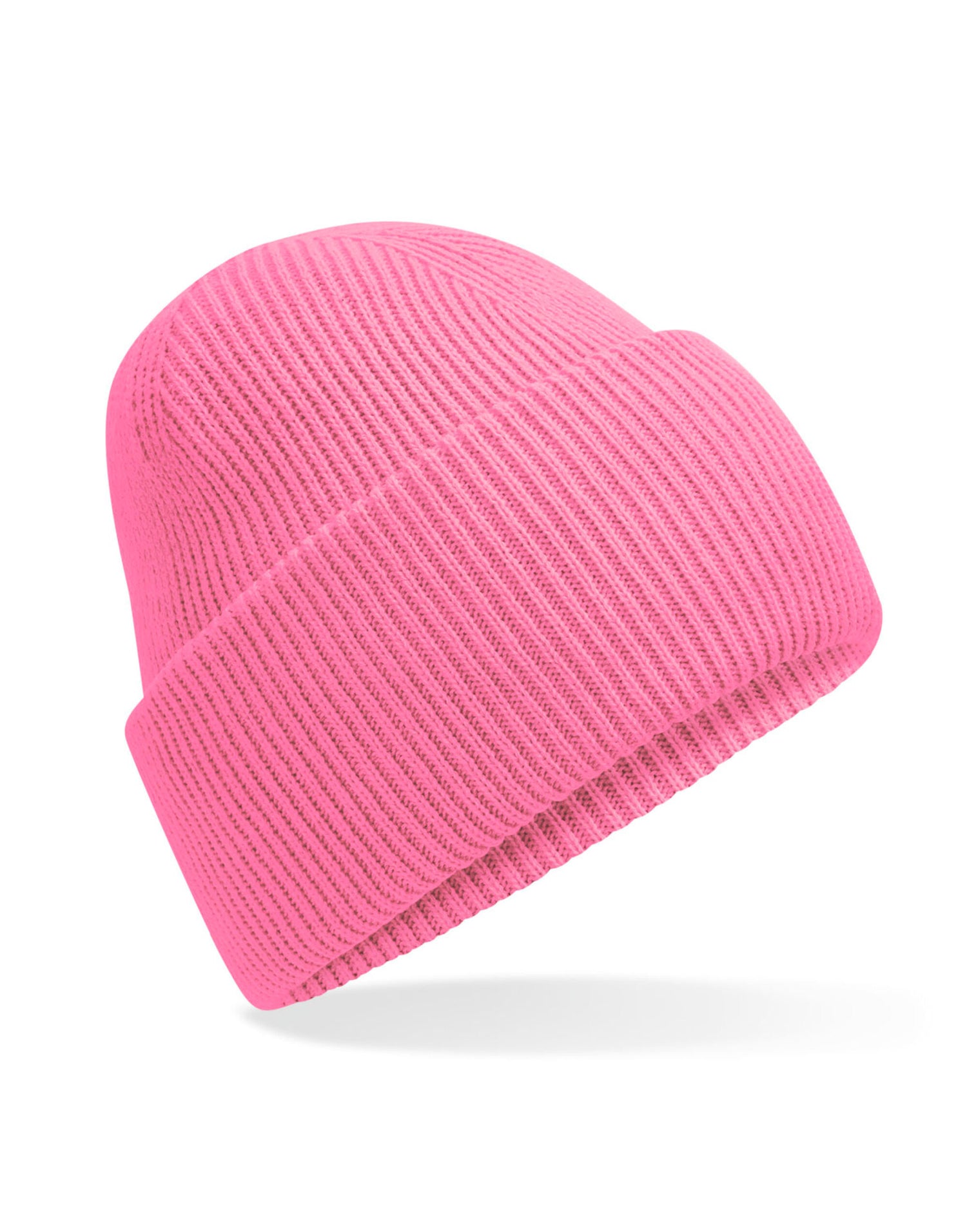 Beechfield Classic Deep Cuffed Beanie B385R - True Pink O S - Customisable Beanies