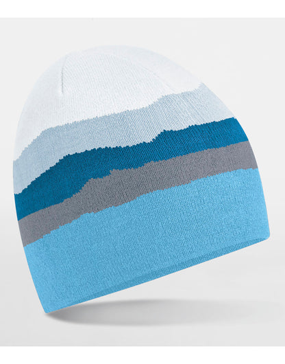 Beechfield Mountain Peaks Pull On Beanie B394R - - Customisable Beanies